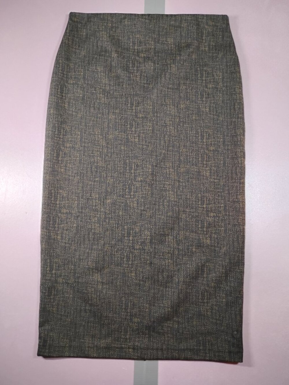 Sanctuary Pencil Skirt Womens Size S Green Textured Print Knee Length